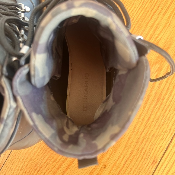 Bernardo black and camouflage rain boots - w9 - Picture 3 of 7